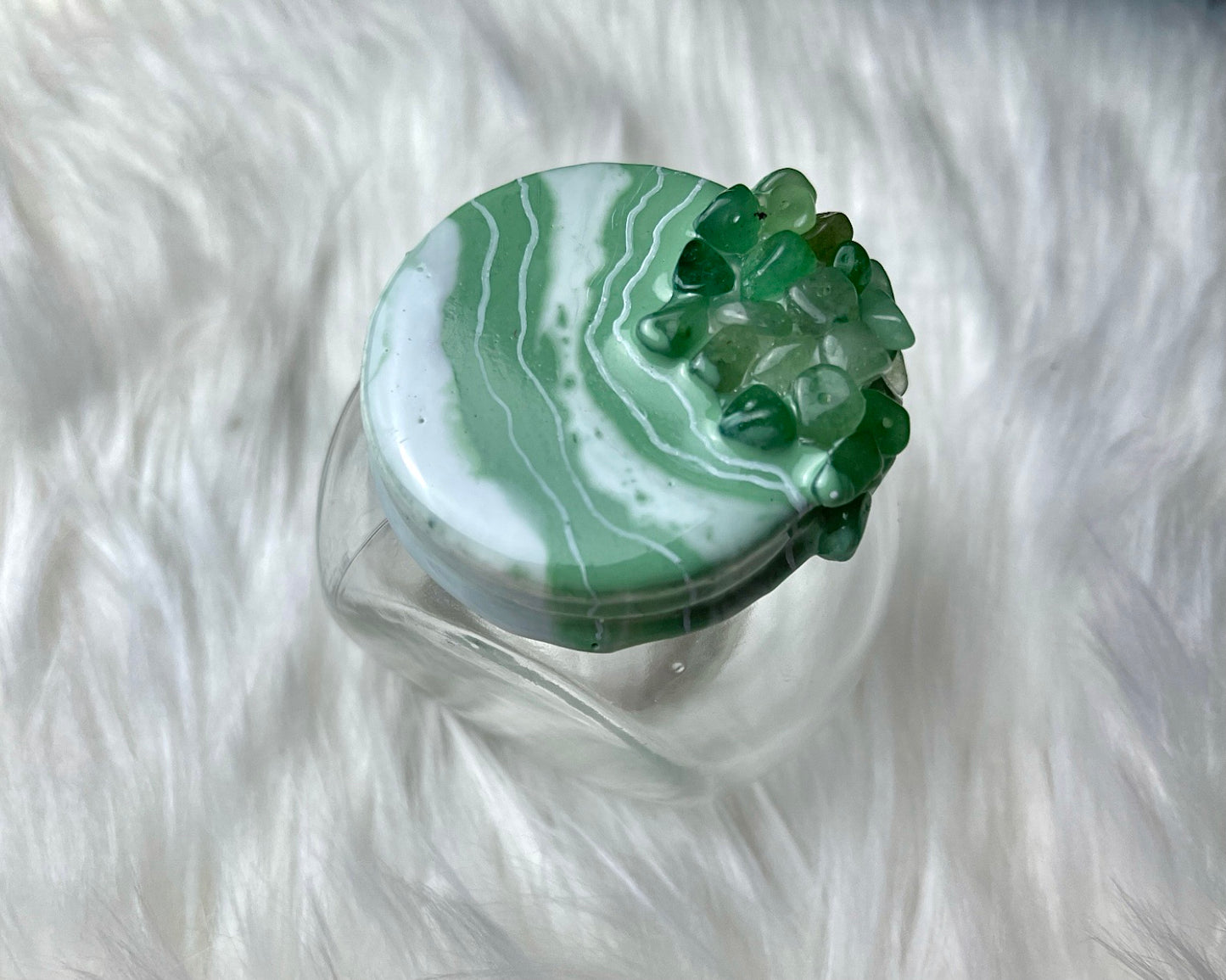 Green Decorative Jar